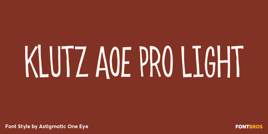 Klutz AOE Pro Light Poster