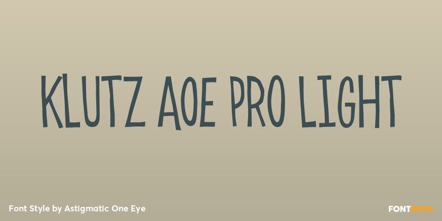 Klutz AOE Pro Light Poster