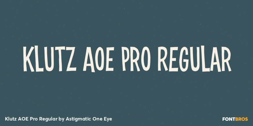 Klutz AOE Pro Regular Poster