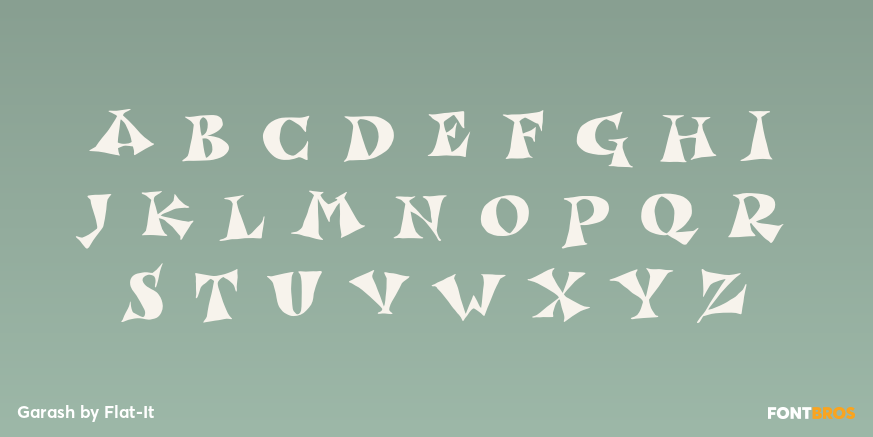 Garash Font Poster #2