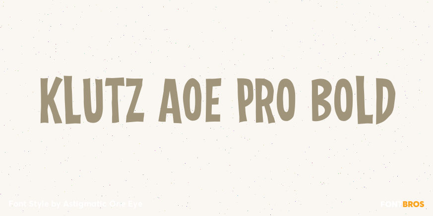 Klutz AOE Pro Bold Poster