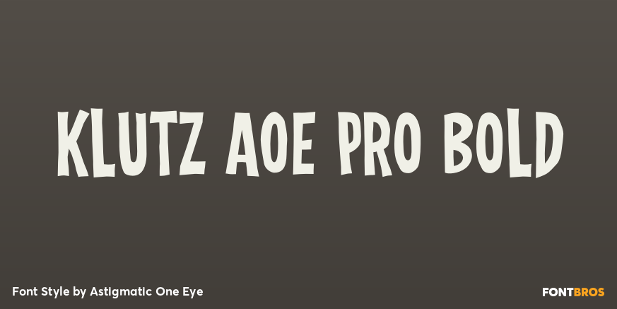 Klutz AOE Pro Bold Poster