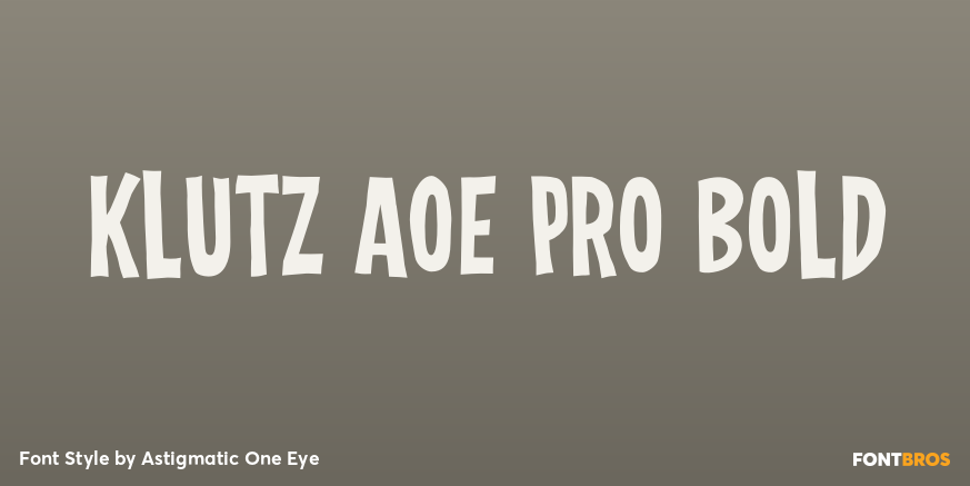 Klutz AOE Pro Bold Poster