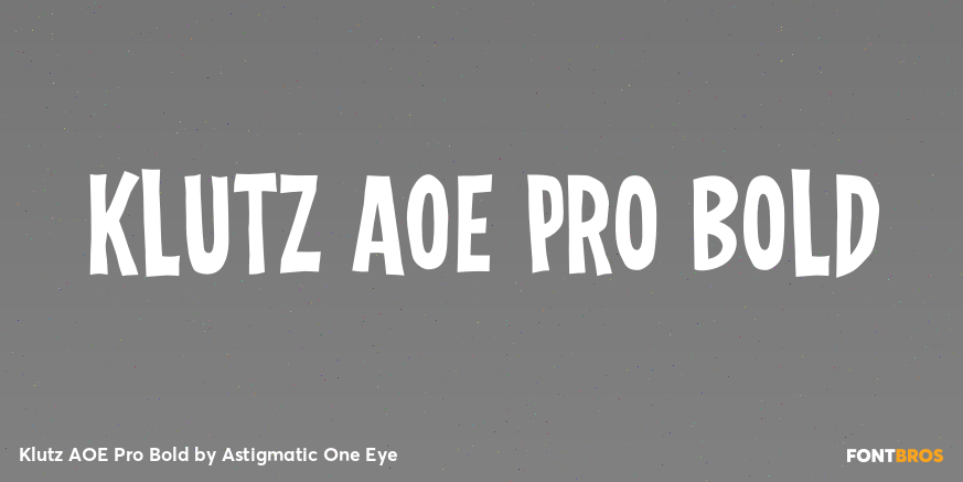 Klutz AOE Pro Bold Poster