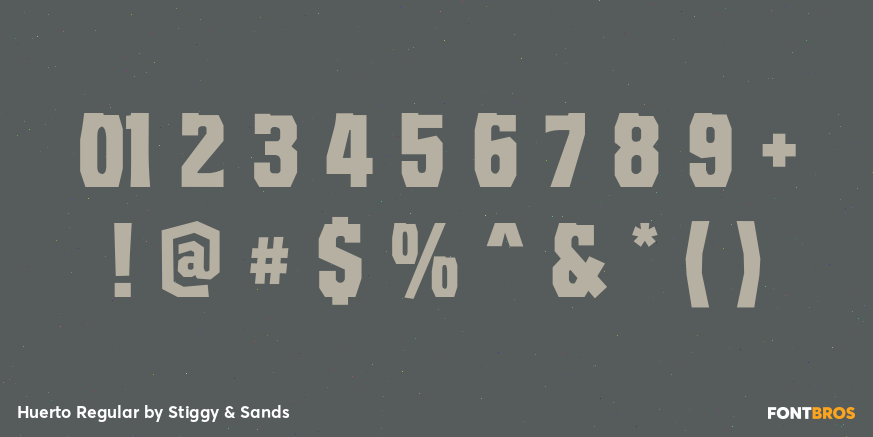 Huerto Regular Font Poster #4