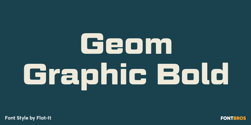 Geom Graphic Bold Poster