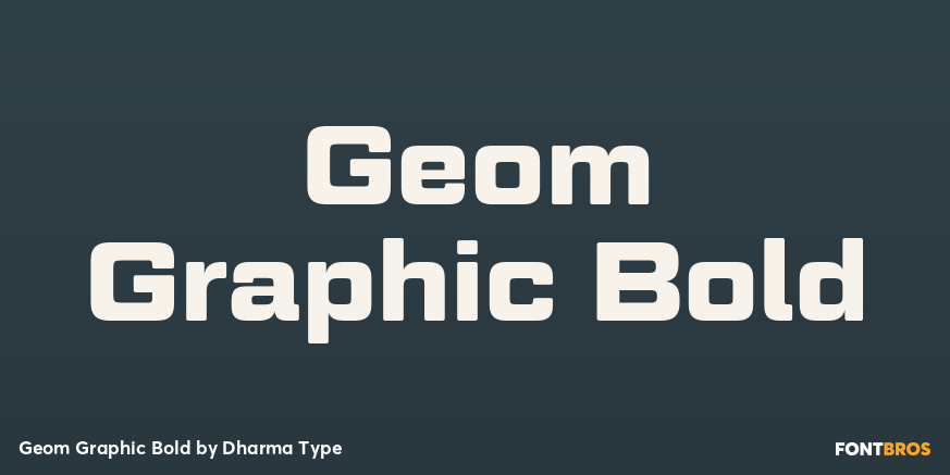Geom Graphic Bold Poster
