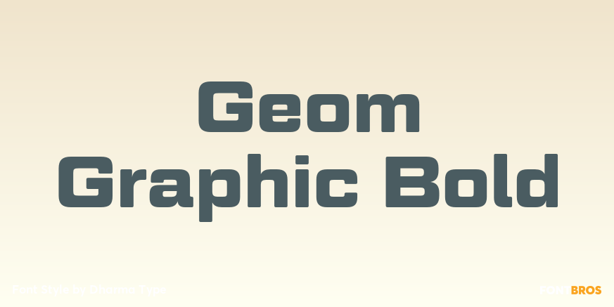 Geom Graphic Bold Poster