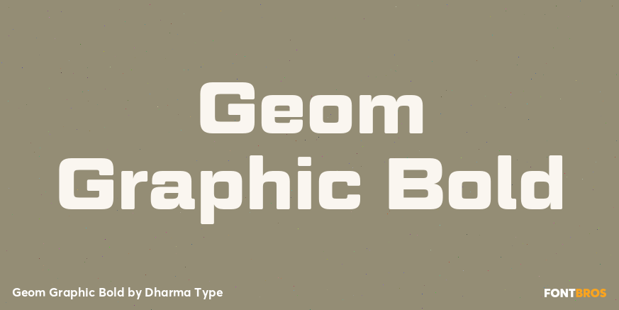 Geom Graphic Bold Poster