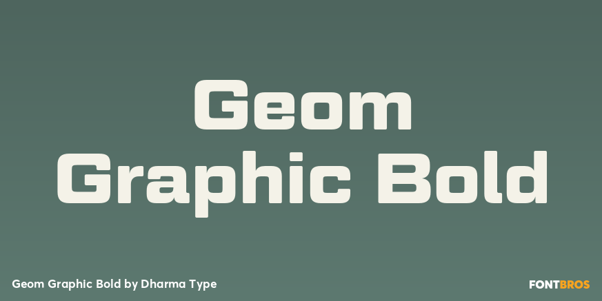 Geom Graphic Bold Poster