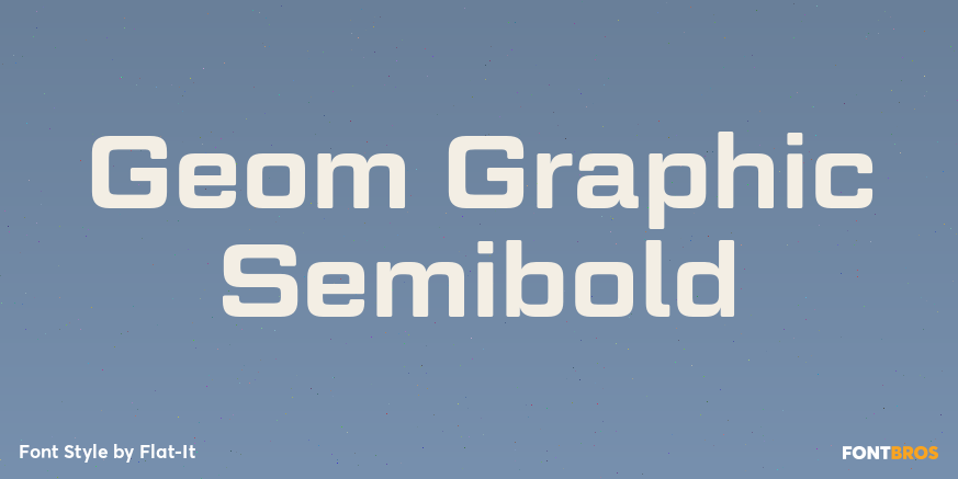 Geom Graphic Semibold Poster