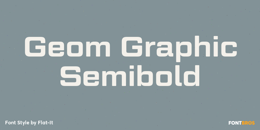 Geom Graphic Semibold Poster