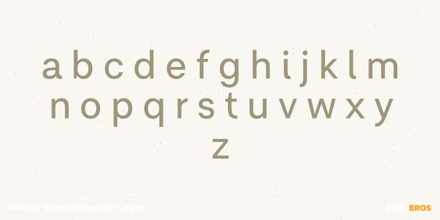 Radona Norm Medium Font Poster #3