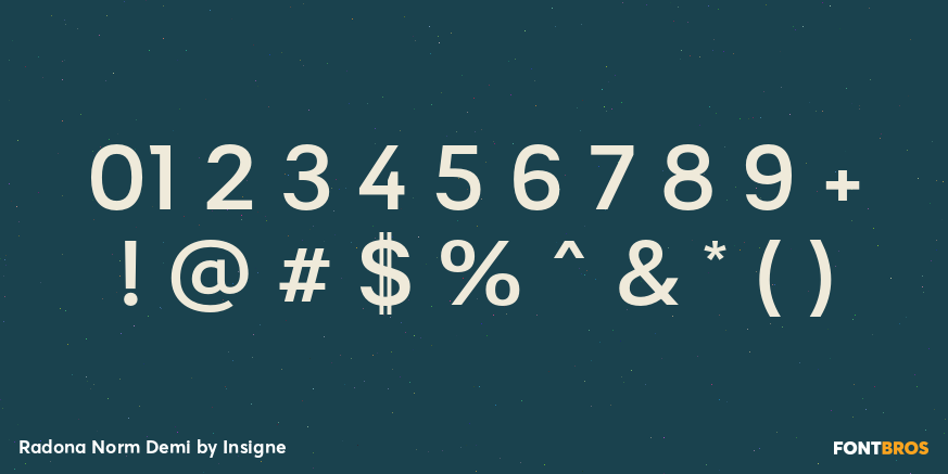 Radona Norm Demi Font Poster #4
