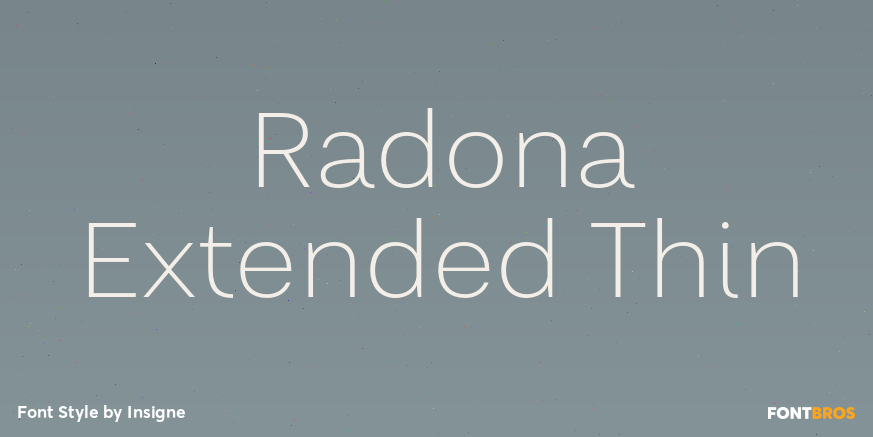 Radona Extended Thin Poster