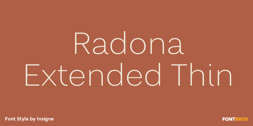 Radona Extended Thin Poster