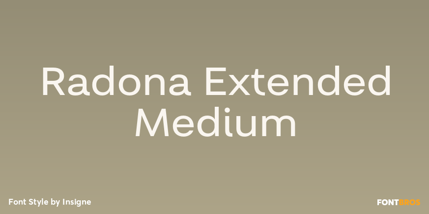 Radona Extended Medium Poster