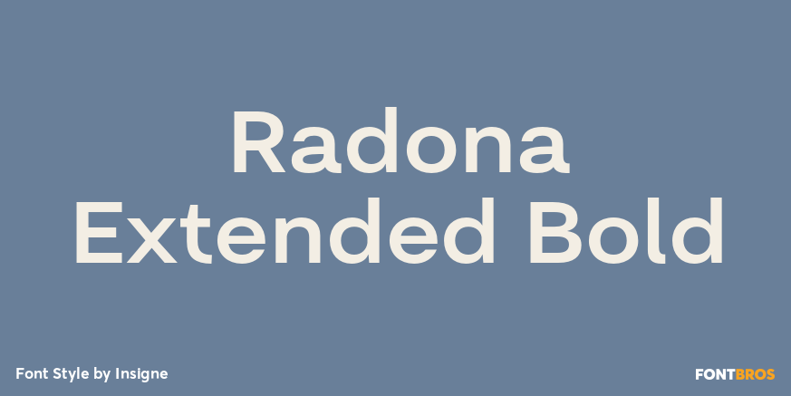 Radona Extended Bold Poster
