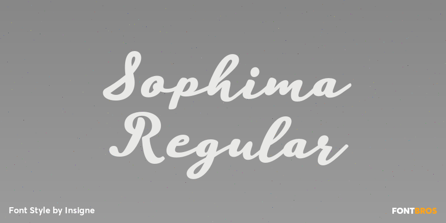 Sophima Regular Font Poster #1