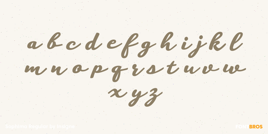 Sophima Regular Font Poster #1