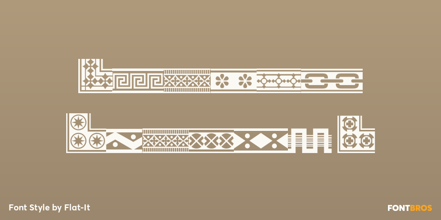 Gothic Extras D Font Poster #1