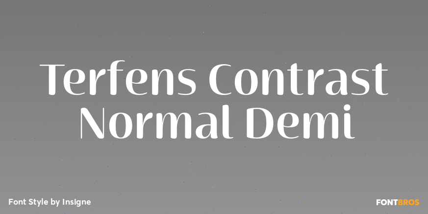 Terfens Contrast Normal Demi Poster