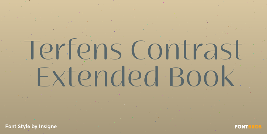 Terfens Contrast Extended Book Poster