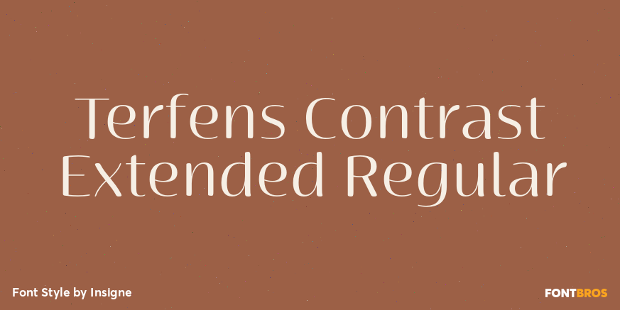 Terfens Contrast Extended Regular Poster