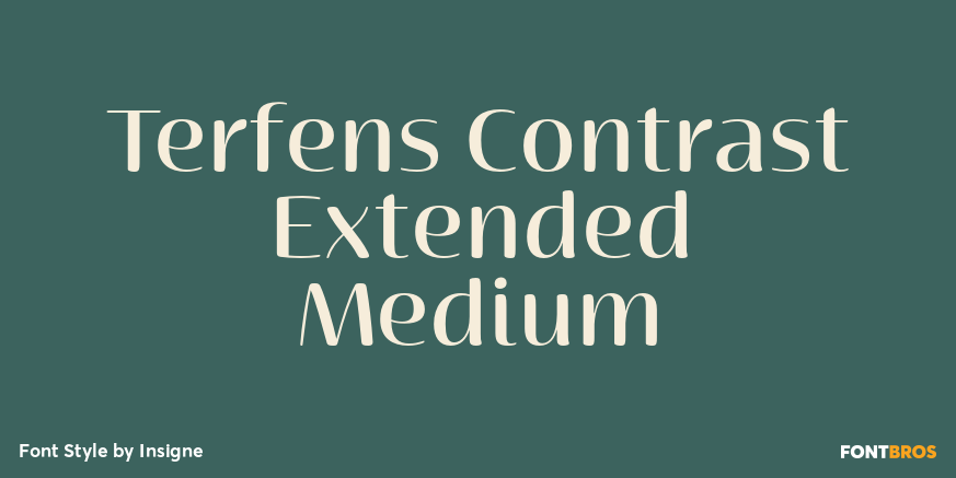 Terfens Contrast Extended Medium Poster