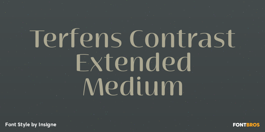 Terfens Contrast Extended Medium Poster