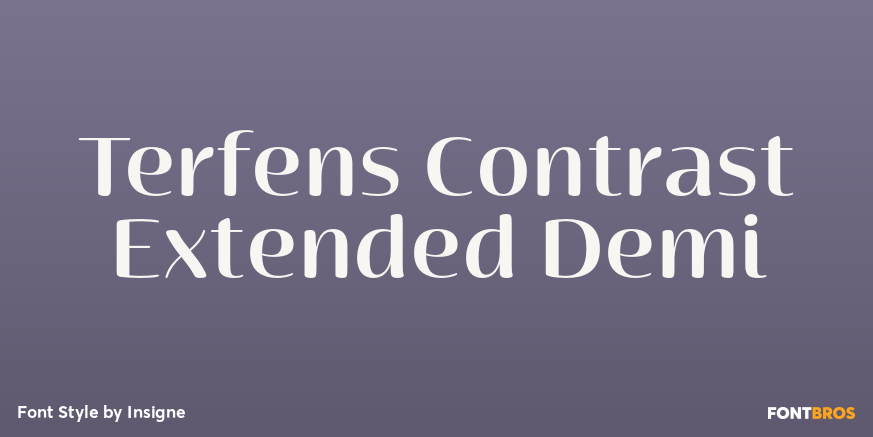 Terfens Contrast Extended Demi Poster