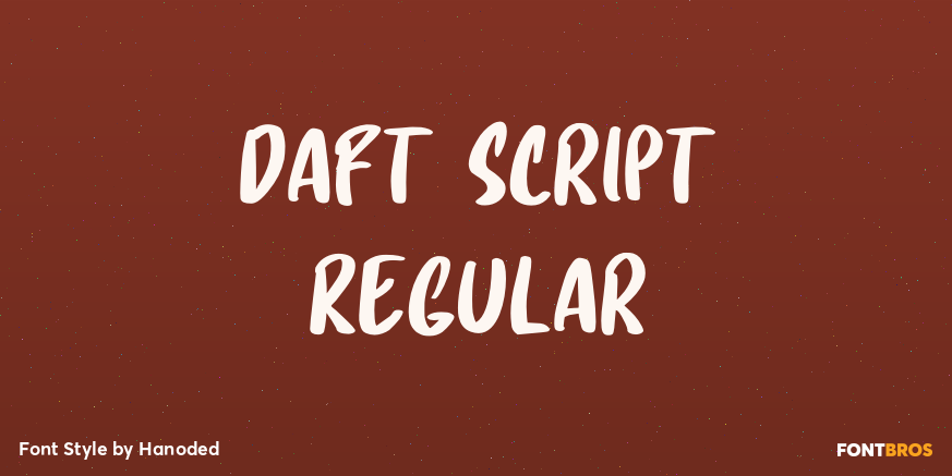 Daft Script Regular Poster