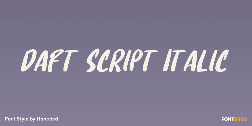 Daft Script Italic Poster