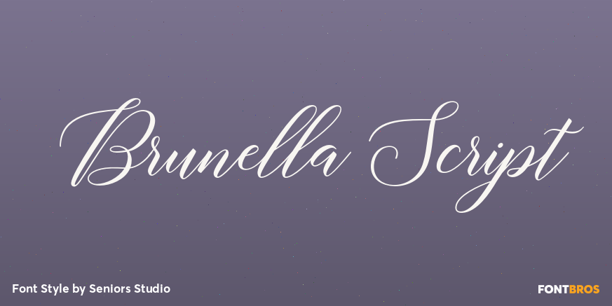 Brunella Script Poster