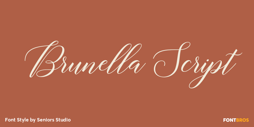 Brunella Script Poster