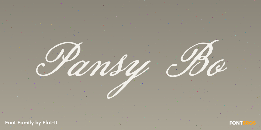 Pansy Bo Font Poster #1