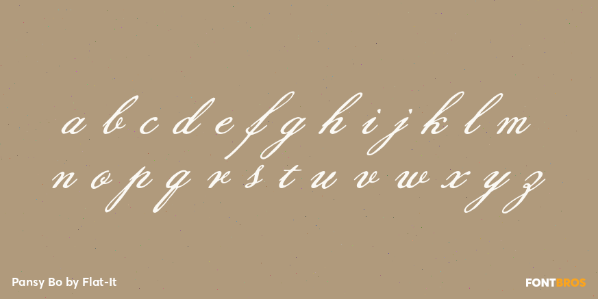 Pansy Bo Font Poster #1