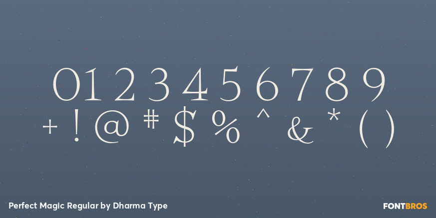 Perfect Magic Regular Font Poster #4