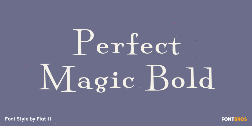 Perfect Magic Bold Poster