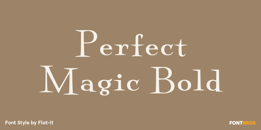 Perfect Magic Bold Poster