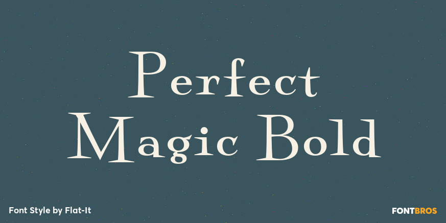 Perfect Magic Bold Poster