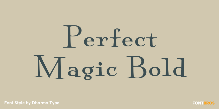 Perfect Magic Bold Poster