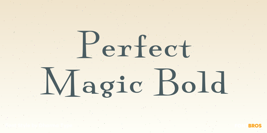 Perfect Magic Bold Poster