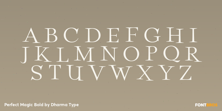 Perfect Magic Bold Font Poster #2