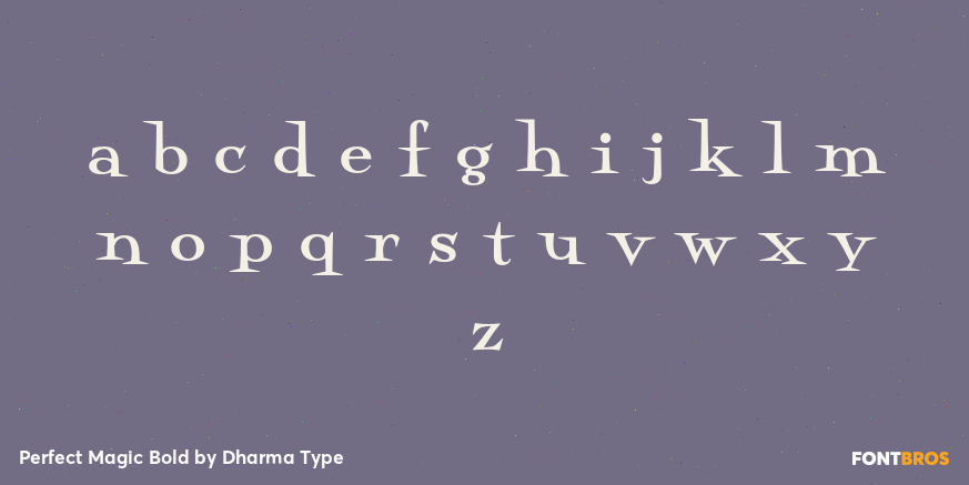 Perfect Magic Bold Font Poster #3