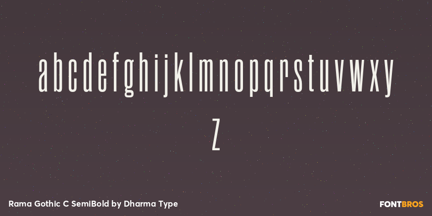 Rama Gothic C SemiBold Font Poster #3