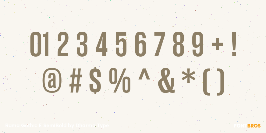 Rama Gothic E SemiBold Font Poster #4