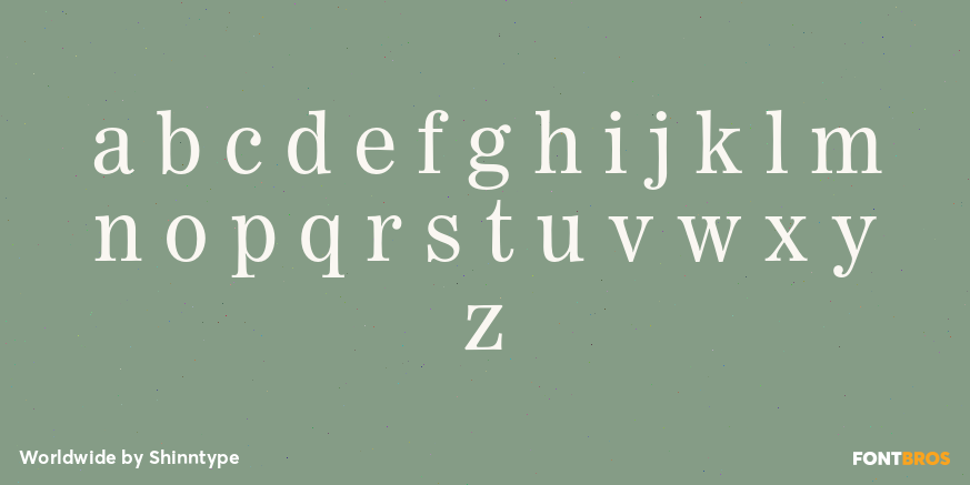 Worldwide Font Poster #3