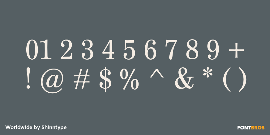 Worldwide Font Poster #4