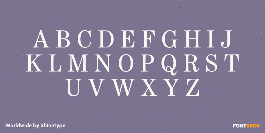 Worldwide Font Poster #1